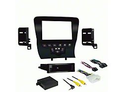 Single/Double-DIN Stereo Installation Kit; Matte Black (11-14 Charger)