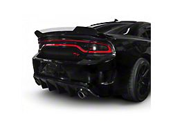 V3R Style Wicker Bill Rear Spoiler Add-On; Dry Carbon Fiber (15-22 Charger)