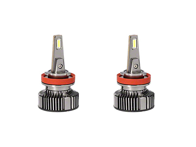 Single Beam Pro Series LED Headlight Bulbs; Low Beam; H11 (09-18 RAM 1500 w/ Factory Halogen Non-Projector Headlights)