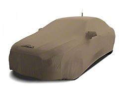 Coverking Satin Stretch Indoor Car Cover with Rear Roof Antenna Pocket; Sahara Tan (11-14 Charger)