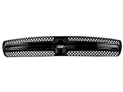 Grille Overlay; Gloss Black (15-18 Charger SE, R/T; 15-22 Charger SXT)