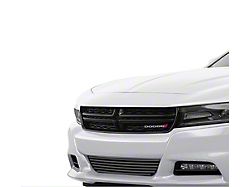 Stainless Steel Billet Lower Grille; Black (16-18 Charger w/o Adaptive Cruise Control, Excluding Daytona, R/T Scat Pack & SRT; 19-22 Charger SXT w/o Adaptive Cruise Control)