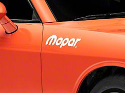 Officially Licensed MOPAR Decal; White (06-14 Charger)