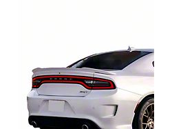 Hellcat Style Flush Mount Rear Deck Spoiler; Pre-Painted (15-22 Charger)