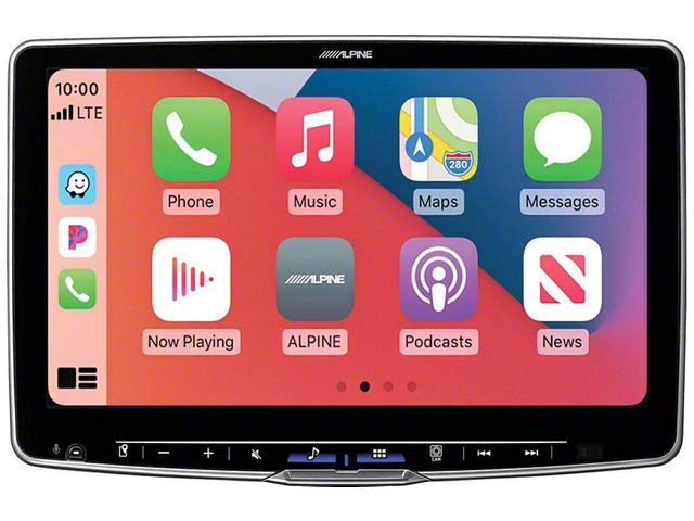 Alpine 11-Inch Halo11 Floating Style Touchscreen Multimedia Receiver (Universal; Some Adaptation May Be Required)