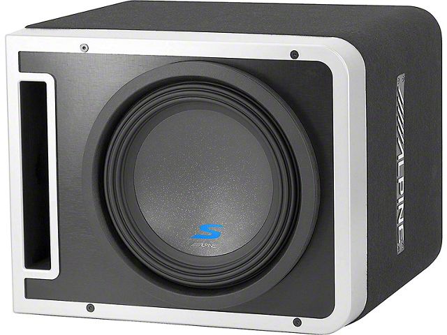 Alpine Single 10-Inch Alpine Halo S-Series Preloaded Subwoofer Enclosure with ProLink (Universal; Some Adaptation May Be Required)