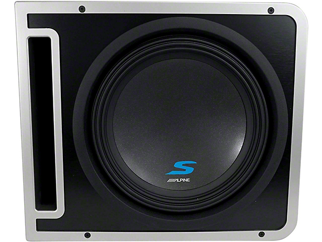 Alpine Single 12-Inch Alpine Halo S-Series Preloaded Subwoofer Enclosure with ProLink (Universal; Some Adaptation May Be Required)