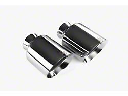 Aero Exhaust Direct-Fit Exhaust Tips; Polished Stainless (15-22 V8 HEMI Charger)