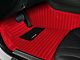 Single Layer Stripe Front and Rear Floor Mats; Full Red (21-24 Bronco 2-Door)