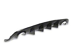 SRT Style Rear Bumper Dual Exhaust Diffuser; Glossy Black (15-23 Charger Daytona, Scat Pack, SRT 392, SRT Hellcat, Excluding Widebody; 19-23 Charger GT, R/T, Excluding Widebody)