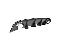Dual Exhaust Rear Diffuser; Gloss Black (15-16 Charger Scat Pack, SRT; 17-22 Charger, Excluding GT, R/T, SXT)