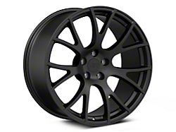 Hellcat Style Satin Black Wheel; Rear Only; 20x10 (06-10 RWD Charger)
