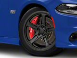 SRT Demon Style Satin Black Wheel; 20x9.5; 12mm Offset (11-23 RWD Charger, Excluding Widebody)