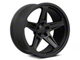 SRT Demon Style Satin Black Wheel; Rear Only; 20x10.5; 22mm Offset (06-10 RWD Charger)