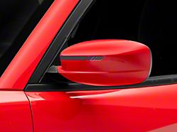 SpeedForm Side Mirror Hash Stripes; Matte Black (Universal; Some Adaptation May Be Required)