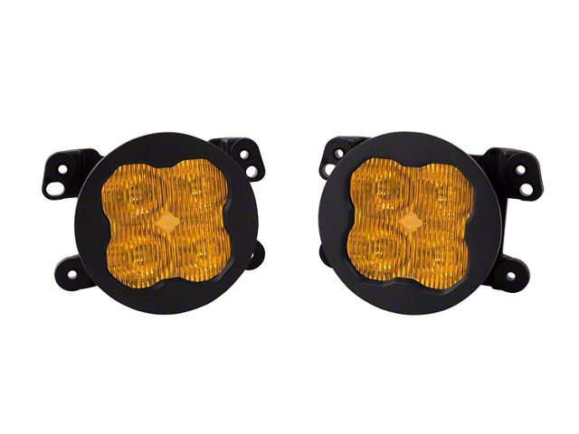 Diode Dynamics SS3 Max Type M LED Fog Light Kit; Yellow SAE Fog (11-13 Jeep Grand Cherokee WK2, Excluding SRT8)