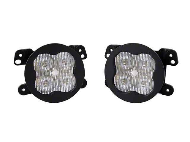 Diode Dynamics SS3 Max Type M ABL LED Fog Light Kit; White SAE Fog (20-24 Jeep Gladiator JT Launch Edition, Overland & Rubicon w/ Plastic Front Bumper)