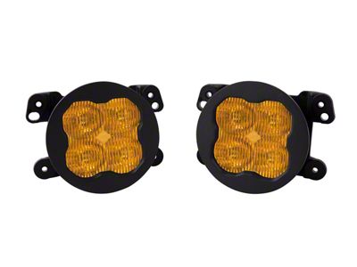 Diode Dynamics SS3 Max Type M ABL LED Fog Light Kit; Yellow SAE Fog (11-13 Jeep Grand Cherokee WK2, Excluding SRT8)