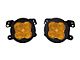 Diode Dynamics SS3 Max Type M ABL LED Fog Light Kit; Yellow SAE Fog (20-24 Jeep Gladiator JT Launch Edition, Overland & Rubicon w/ Plastic Front Bumper)