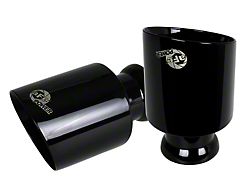 AFE MACH Force XP 4.50-Inch Direct-Fit Exhaust Tips; Black (15-23 6.2L HEMI, 6.4L HEMI Charger)