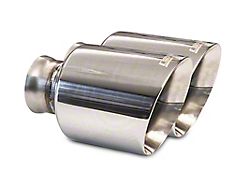 Carven Exhaust 5-Inch Polished Direct Fit Exhaust Tips (15-22 Charger)
