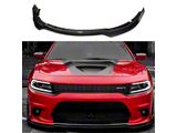 SuperAutoUSA Front Lip Spoiler; Carbon Gloss Black (15-23 Charger R/T, SRT, Excluding Widebody)