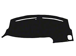 Custom Fit Dash Cover; Velour Black (11-23 Charger)