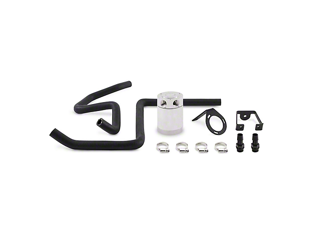 Mishimoto Direct-Fit Oil Catch Can Kit; Polished (06-14 5.7L HEMI Charger)