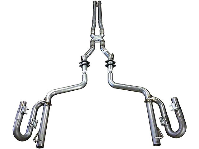 Solo Performance Street Race Cat-Back Exhaust (15-23 3.6L Charger)