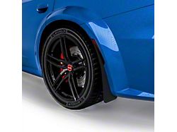 Mud Flaps; Rear; Dry Carbon Fiber (20-22 Charger Widebody)