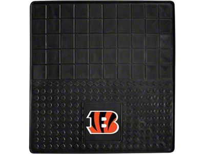 Molded Trunk Mat with Cincinnati Bengals Logo (Universal; Some Adaptation May Be Required)