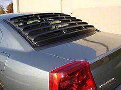 ABS Rear Window Louvers; Textured Black (06-10 All)
