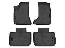 Husky Liners Mogo Front and Second Seat Floor Liners; Black (11-22 AWD Charger)