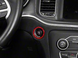 Alterum Ignition Switch Trim; Red Carbon (10-22 Charger)