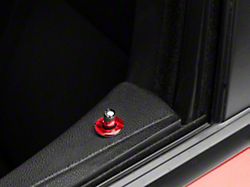 SpeedForm Door Lock Trim; Red Carbon (15-23 Charger)