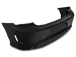 Hellcat Style Rear Bumper; Unpainted (15-22 Charger, Excluding Widebody)