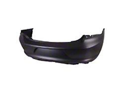 Rear Bumper Cover; Pre-Drilled for Backup Sensors; Unpainted; Replacement Part (15-22 Charger, Excluding R/T Scat Pack & SRT)