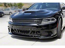 Sabretooth Tooth Lower Grille; Black (15-19 Charger Hellcat, Scat Pack)