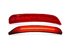 LED Rear Side Marker Lights; Red (15-22 Charger, Excluding Widebody)