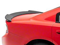 Hellcat Style Rear Spoiler; Matte Black (15-22 Charger)