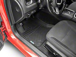SpeedForm TruShield Series Precision Molded Front and Rear Floor Liners; Black (11-22 RWD Charger)