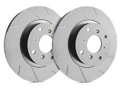 SP Performance Slotted Rotors with Black Zinc Plating; Front Pair (15-22 Charger Pursuit)