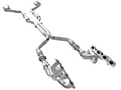 American Racing Headers 1-7/8-Inch Long Tube Headers with Catted Mid-Pipe and Pure Thunder Cat-Back Exhaust (15-22 6.2L HEMI Charger)