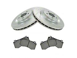 Ceramic Performance Brake Rotor and Pad Kit; Front (06-14 Charger SRT8; 15-18 Charger R/T 392, R/T Scat Pack)