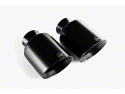Aero Exhaust Direct-Fit Exhaust Tips; Black (15-23 V8 HEMI Charger)