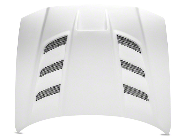 Type-VIP Style Ram Air Hood; Unpainted (11-14 Charger)