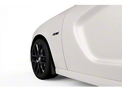 Mud Flaps; Front and Rear; Gloss Black (15-22 Charger, Excluding Widebody)