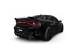 V3R Style Wicker Bill Rear Spoiler Add-On; Gloss Black (15-23 Charger, Excluding Widebody)