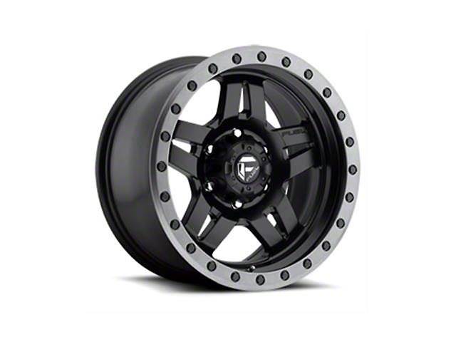 Fuel Wheels Anza Matte Black with Gunmetal Ring 6-Lug Wheel; 18x9; 19mm Offset (07-14 Tahoe)