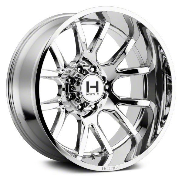 Hostile Titan XD Rage Armor Plated 6-Lug Wheel; 20x9; 12mm Offset H113 ...